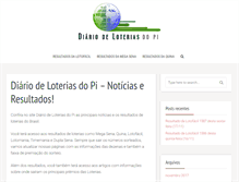 Tablet Screenshot of diariodopovo-pi.com.br